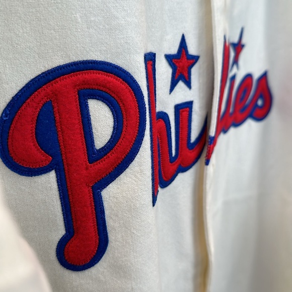 Richie Ashburn Philadelphia Phillies Mitchell & Ness 1948 Authentic MLB Jersey - Picture 4 of 6